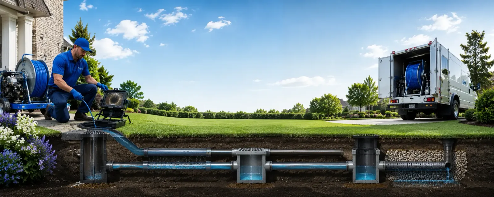 Outdoor drain cleaning information for Middletown, OH